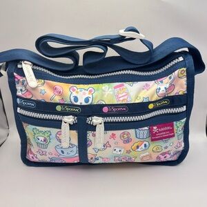 SOLD LeSportsac Tokidoki Women's Colorful Crossbody Bag LeSportsac Purse